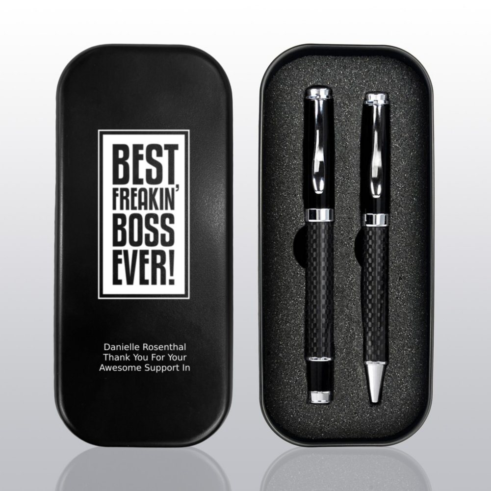 View larger image of BOSS Executive Carbon Fiber Pen Gift Set
